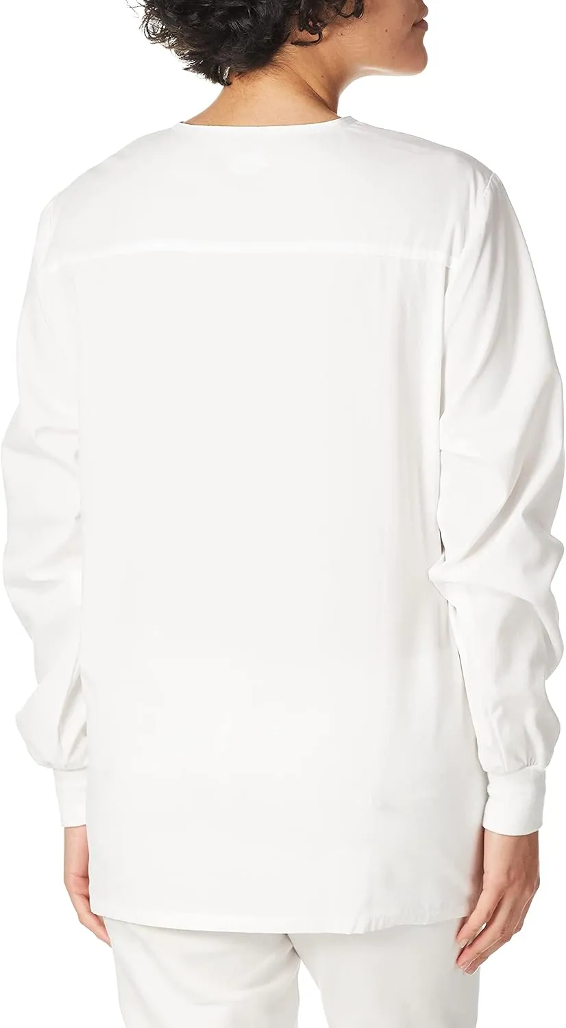 Dickies EDS Signature Scrubs for Women, Snap Front Scrub Jacket in Soft Brushed Poplin 86306