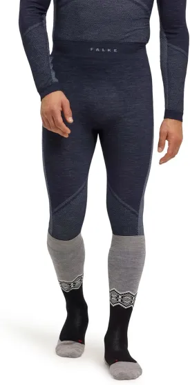 FALKE Men's Wool Tech 3/4 Trend Base Layer Bottom, 1 Piece