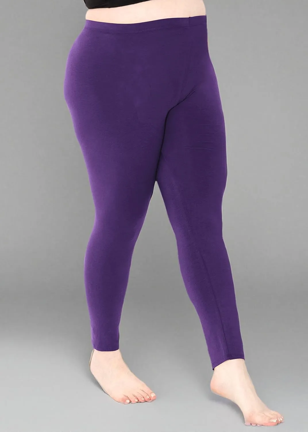 Oh So Soft Women's Plus Size Knee Length and Full Length Leggings | X-Large - 7X