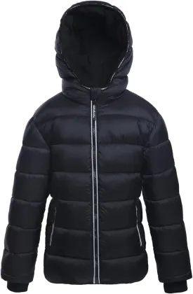 Rokka&Rolla Boys' Heavyweight Puffer Jacket Warm Fleece Lined Winter Coat