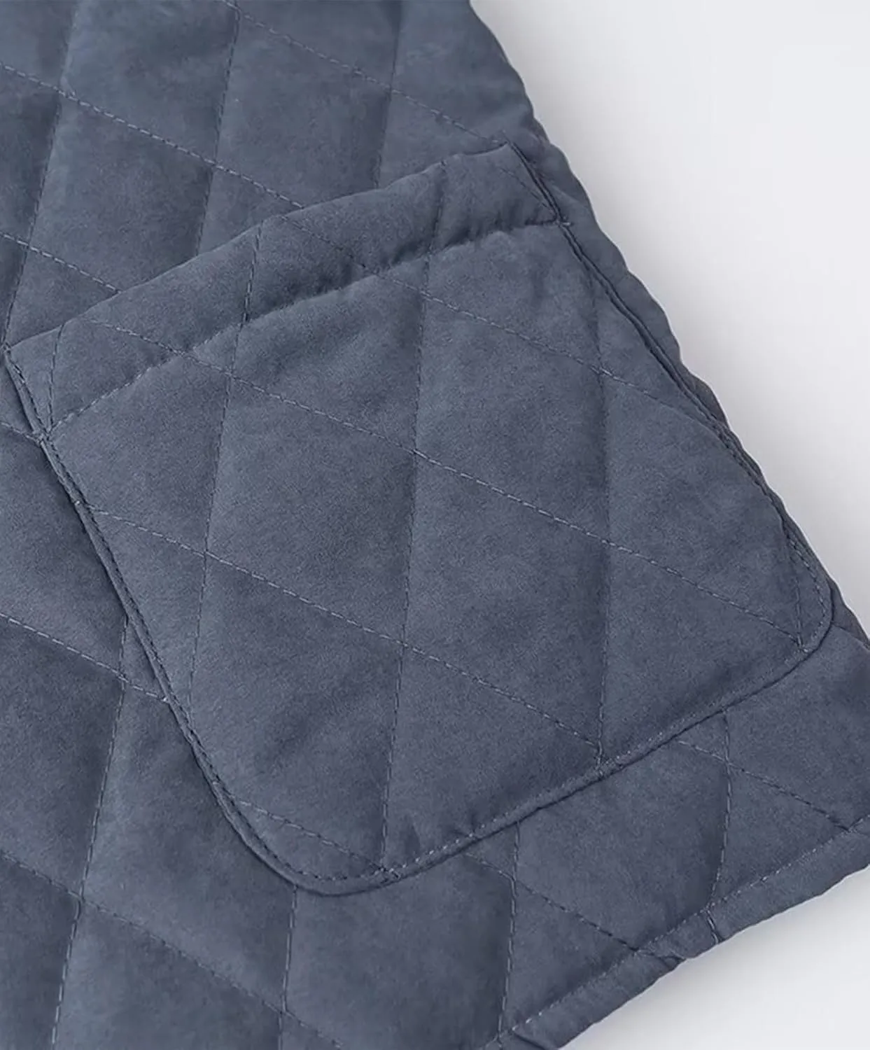 Womens Lightweight Quilted Jacket Cute Tie Front Cropped Puffer Jacket Coat Outwears with Pockets